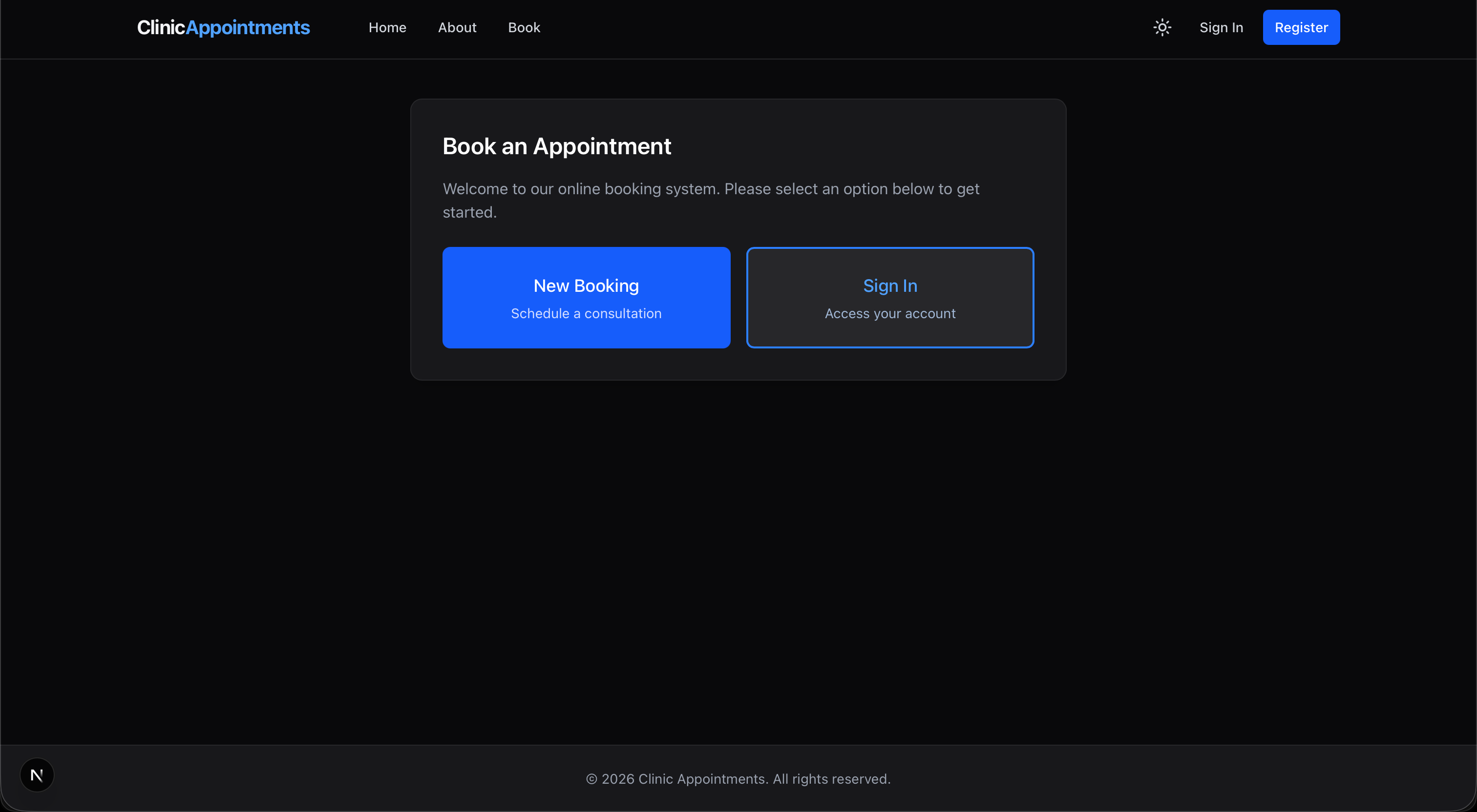 Appointment Booking System