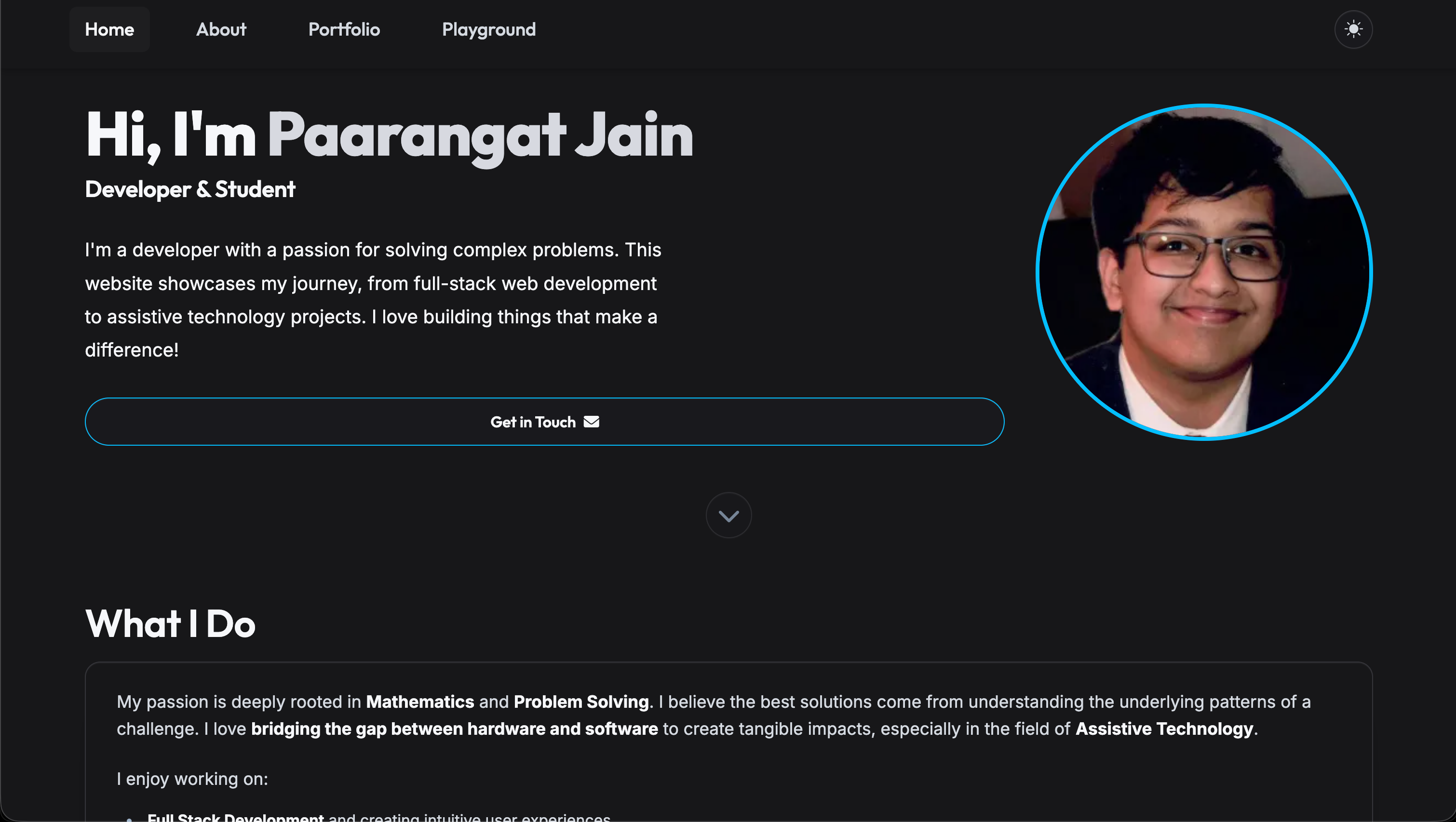 Personal Portfolio Website